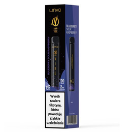 Jednorazová e-cigareta VBar Vibe Blueberry Sour Raspberry 20mg