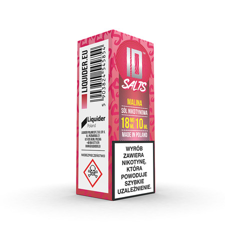 Liquid ID SALTS Malina 18 mg/ml 10 ml
