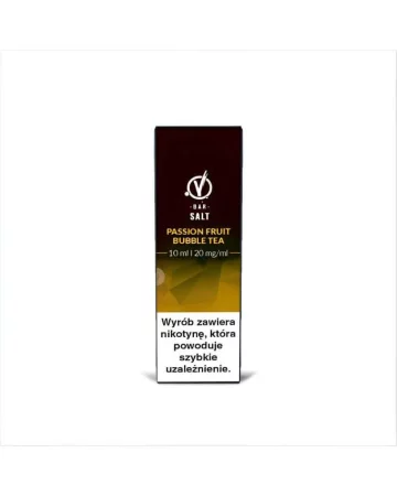 E-liquid Vbar Salt 10ml - Passionfrut Bubble Tea 20mg