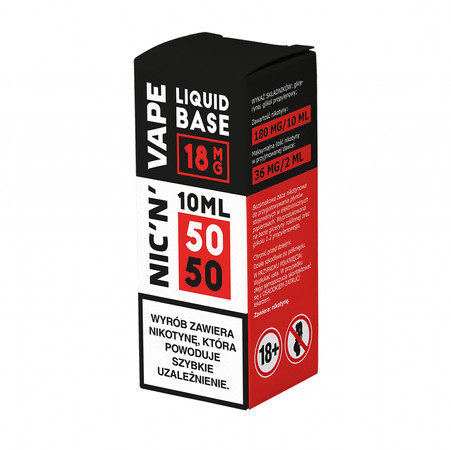 Nikotínová báza NIC'N'VAPE 10ml 50/50 - 18mg