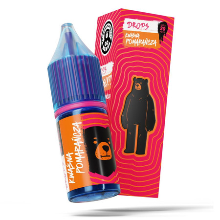 E-Liquid GO BEARS Drops 10ml - Kyslý Pomaranč 20mg