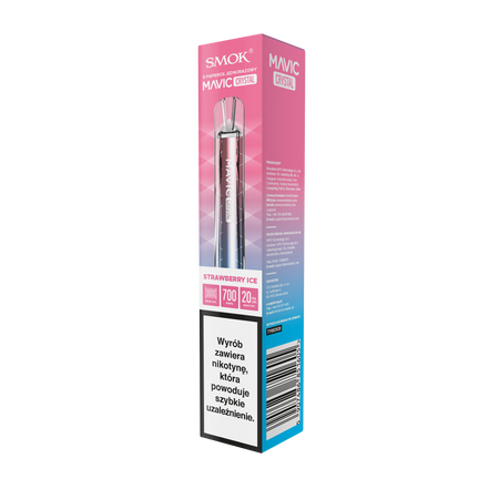 Disposable E-Cigarette SMOK Mavic Crystal Strawberry Ice 2ml 20mg