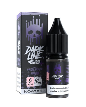 E-liquid Dark Line Nicotine+ 10ml - Fruit Black Mamba 06mg