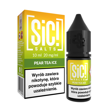 E-liquid SIC! Salt 10ml - Pear Tea Ice 20mg