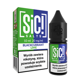 E-liquid SIC! Salt 10ml - Blackcurrant Lime 20mg