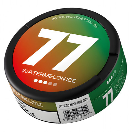 Sachets de nicotine 77 Watermelon Ice 10,4mg