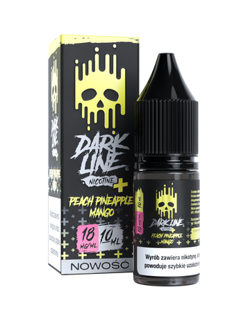 Жидкость Dark Line Nicotine+ 10ml - Peach Pineapple Mango 18mg