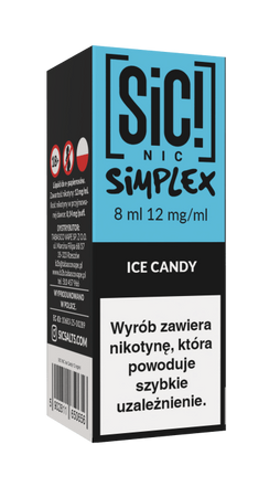 E-Liquid SIC! NIC 8ml - Ice Candy 12mg