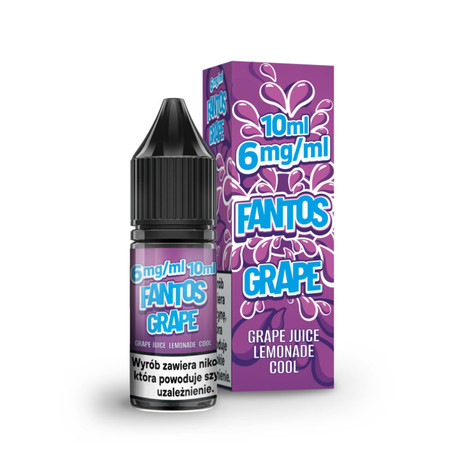 E-liquid Fantos 10ml - Grape Fantos 06mg