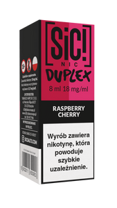 E-Liquid SIC! NIC 8ml - Raspberry Cherry 18mg