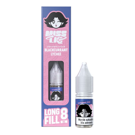 Longfill MissLiq 8ml - Blackcurrant Lychee
