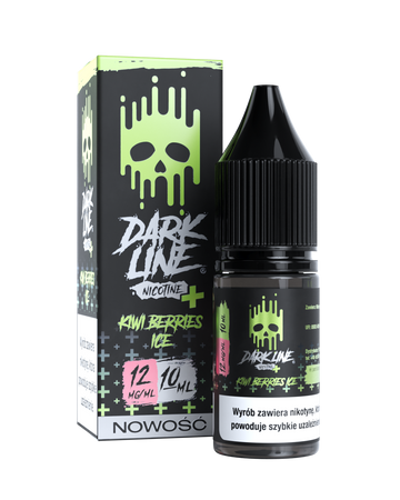 Lichid Dark Line Nicotine+ 10ml - Kiwi Berries Ice 12mg