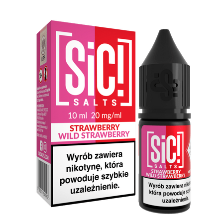 Жидкость SIC! Salt 10ml - Strawberry Wild Strawberry 20mg