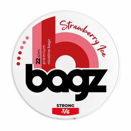 Нікотинові подушечки BAGZ Strawberry Ice 3/6 Strong