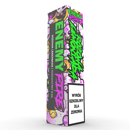 Longfill Enemy Fire 9ml - Różowa Lemoniada
