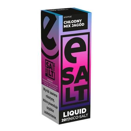 E-Liquid E SALT 10ml - Chladný Mix Bobúľ 20mg