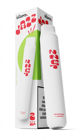 Eldobható e-cigaretta KLARRO Jazz Truskawka Jabłko 20mg