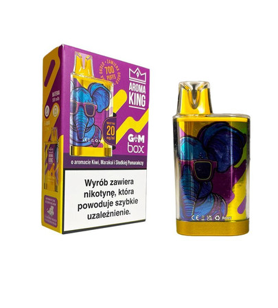 Disposable E-Cigarette AROMA King GEM Box Caribbean Crush 20mg