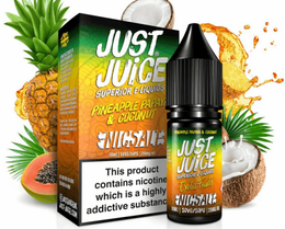 E-liquid Just Juice Exotic Fruits 10ml - Pineapple Papaya Coconut 20mg