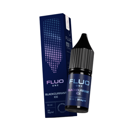 E-Liquid FLUO One 10ml - Blackcurrant Ice 20mg
