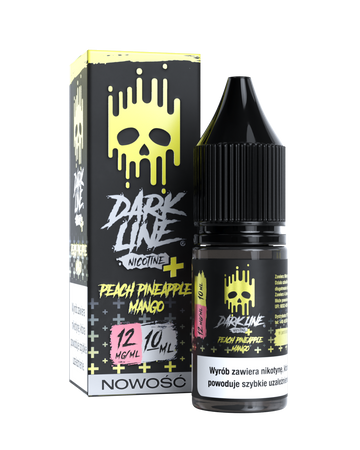 E-liquid Dark Line Nicotine+ 10ml - Peach Pineapple Mango 12mg