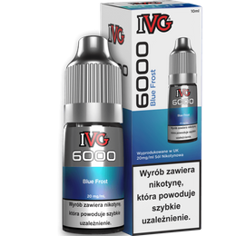 Рідина IVG 6000 Nicotine Salt 10ml - Blue Frost 20mg