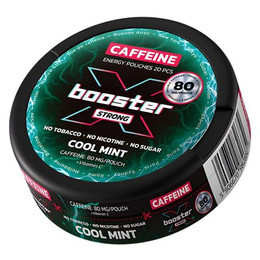 Pliculețe cu cafeină X-Booster Cool Mint 80mg
