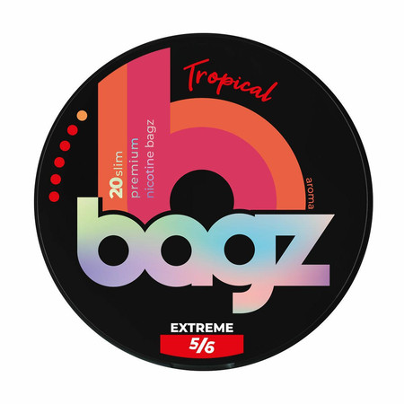 Sachets de nicotine BAGZ Tropical 5/6 EXTREME