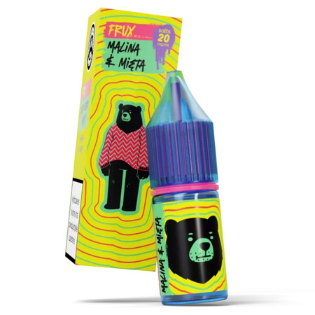 E-Liquid GO BEARS Frux 10ml Malina Mięta 20mg