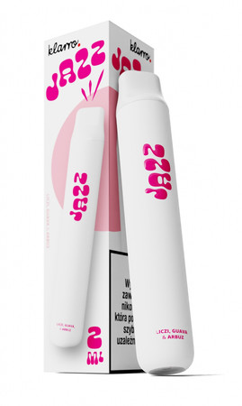 Eldobható e-cigaretta KLARRO Jazz Liczi Guawa Arbuz 20mg