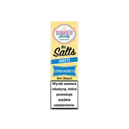 E-liquid Dinner Lady 10ml - Lemon Sherbets 20mg