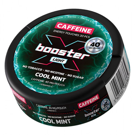 Kofeinové sáčky - X-Booster Cool Mint 40mg