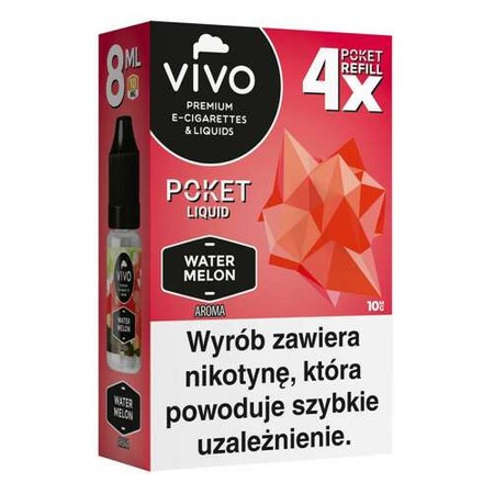 E-liquid VIVO Poket 8ml - Watermelon 10mg