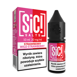 E-liquid SIC! Salt 10ml - Strawberry Wild Strawberry 20mg