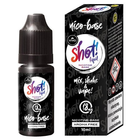 Baza nikotynowa VIVO Shot NicoBase 10ml - 18mg