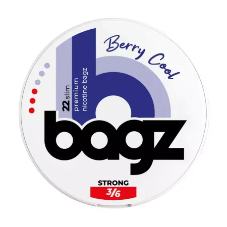 Sachets de nicotine BAGZ Berry Cool 3/6 STRONG