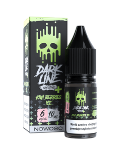 Lichid Dark Line Nicotine+ 10ml - Kiwi Berries Ice 06mg