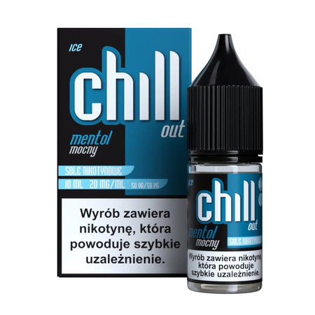 E-liquid Chill Out 10ml - Mocny Mentol Ice 20mg