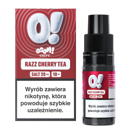 E-liquid OSOM! SALTS 10ml - Razz Cherry Tea 20mg