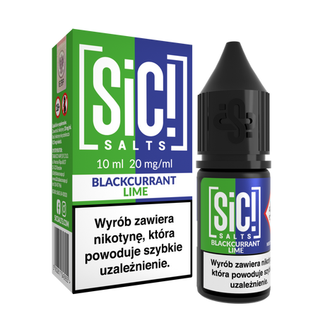 Liquid SIC! Salt 10ml - Blackcurrant Lime 20mg