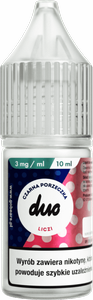 E-liquide DUO 10ml - Czarna Porzeczka Liczi 3mg