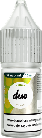 E-Liquid DUO 10ml - Mango Kokos 18mg