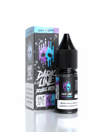 E-liquid Dark Line Double Salt 10ml - Grape Menthol 20mg