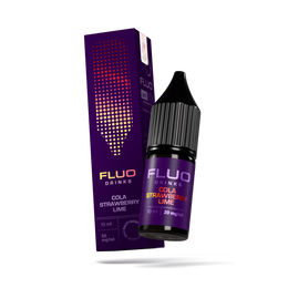 E-Liquid FLUO Drinks 10ml - Cola Strawberry Lime 20mg