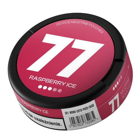Woreczki Nikotynowe 77 Raspberry Ice 10,4mg