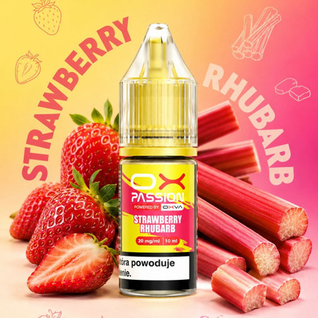 E-Liquid OX Passion 10ml - Strawberry Rhubarb 20mg