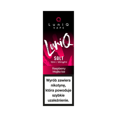 Рідина Luniq Salt 10ml - Raspberry Mojito Ice 20mg
