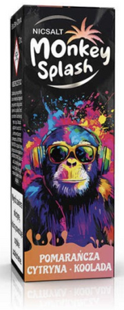 E-liquide Monkey Splash Salt 10ml - Pomarancza Cytryna Koolada 20mg