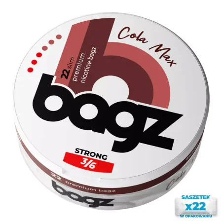 Nikotínové vrecúška BAGZ Cola Max 3/6 STRONG