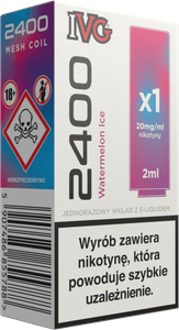 Cartridge IVG 2400 - Watermelon Ice 20mg 2ml